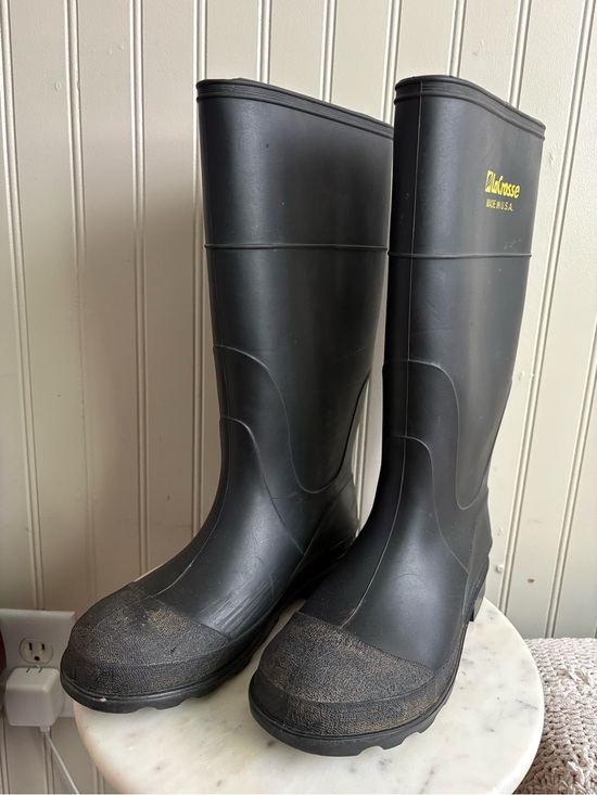 Lacrosse Rubber Rain Boots Men’s 8 Black Classic Outdoor Fishing Waterproof main image 12